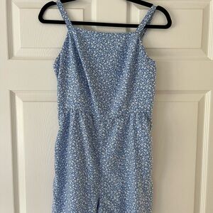 Old Navy Blue and White Jumpsuit Versatile Design